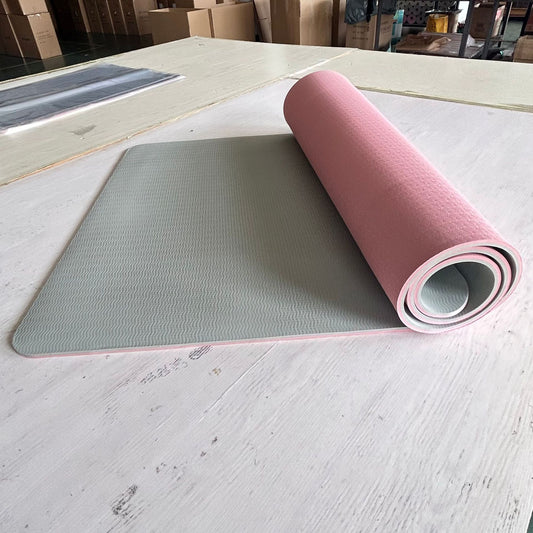 Tpe Two-color Yoga Mat 1836106 Exercise Fitness Mat